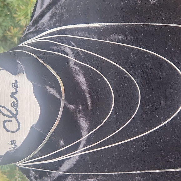 NECKLACE ▪︎ Silver 5 Layer Cascading necklace - Picture 2 of 4